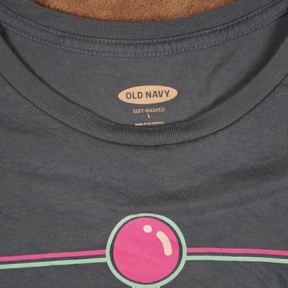 Old School Old Navy Atari Video Game Old Navy Blue Soft Wash Graphic Shirt Large - Picture 3 of 7